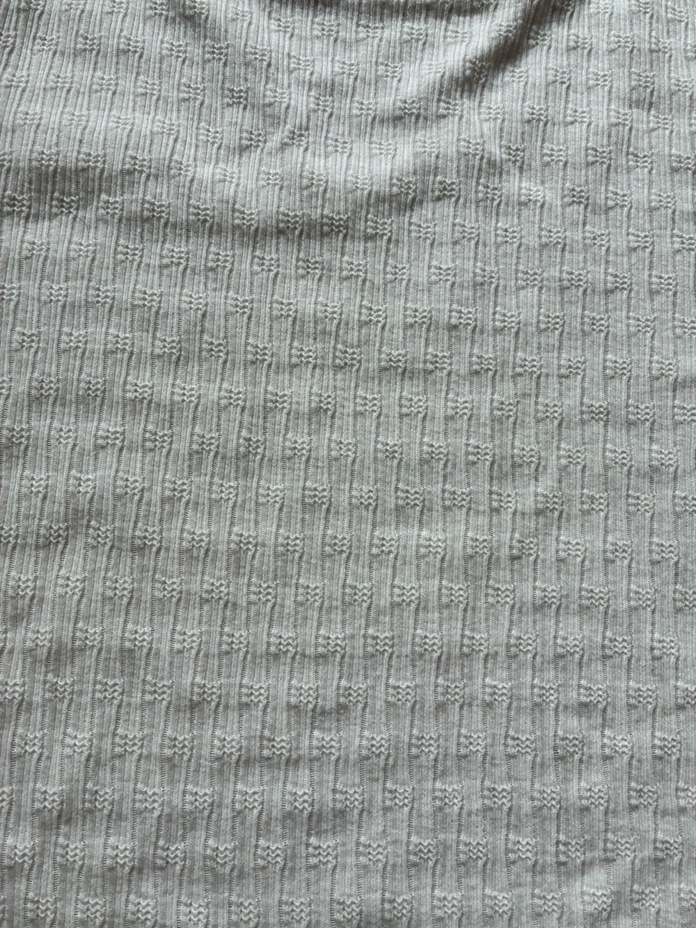 Pilcro Ivory Textured Rib Layering Tee - Picture 3 of 6